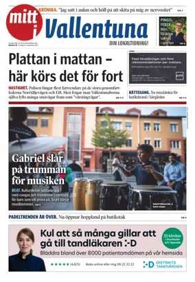 Cover of Vallentuna Nyheter