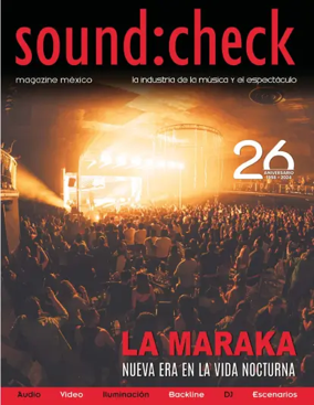 Cover of sound:check magazine mexico