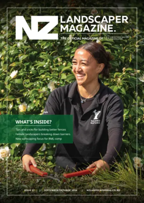 Cover of NZ Landscaper Magazine