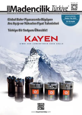 Cover of Madencilik Turkiye Dergisi
