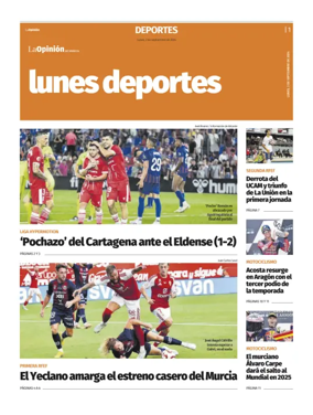 Cover of Lunes Deportes