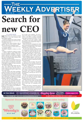 Cover of The Weekly Advertiser Horsham