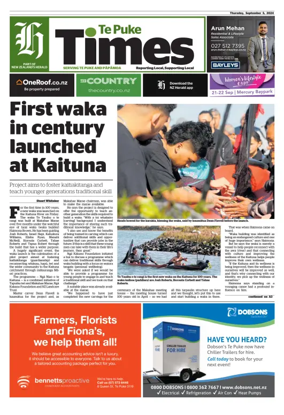 Cover of Te Puke Times