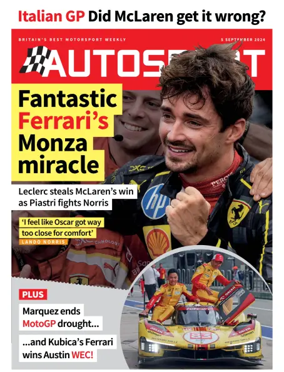 Cover of Autosport (UK)