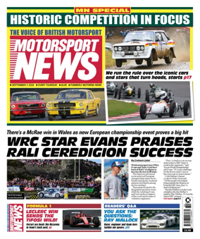 Cover of Motor Sport News