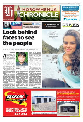Cover of Horowhenua Chronicle