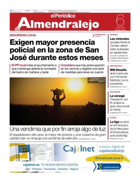 Cover of El Periódico de Almendralejo