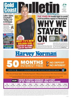 Cover of Weekend Gold Coast Bulletin