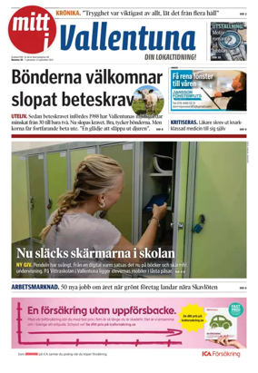Cover of Vallentuna Nyheter