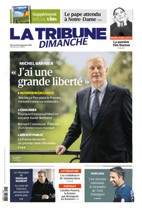 Cover of La Tribune Dimanche (France)