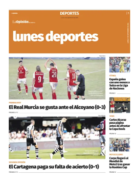 Cover of Lunes Deportes