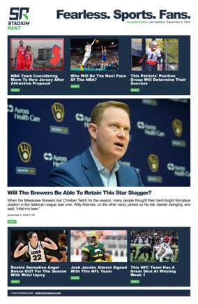 Cover of Stadium Rant