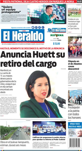 Cover of El Heraldo de Leon