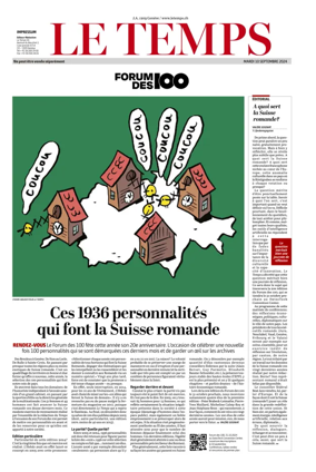 Cover of Le Temps Supplement