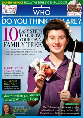 Cover of Who Do You Think You Are? Magazine