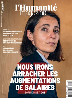 Cover of L'HUMANITE MAGAZINE