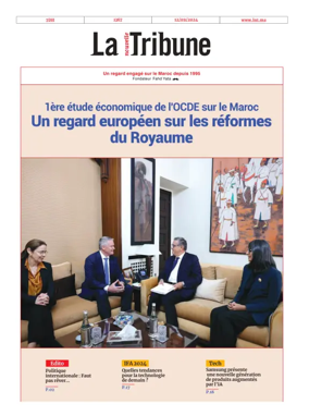 Cover of La Nouvelle Tribune