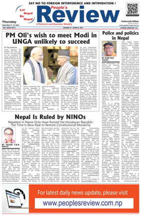 Cover of People's Review Weekly