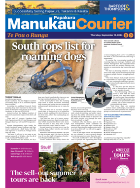 Cover of Manukau Courier
