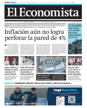 Cover of El Economista (Argentina)