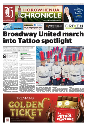 Cover of Horowhenua Chronicle
