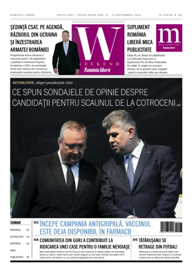 Cover of Romania Libera - Friday Edition