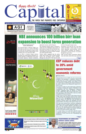 Cover of Capital (Ethiopia)