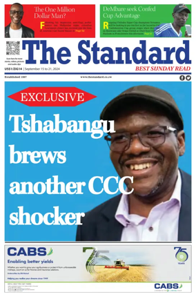 Cover of The Standard (Zimbabwe)