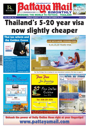 Cover of Pattaya Mail