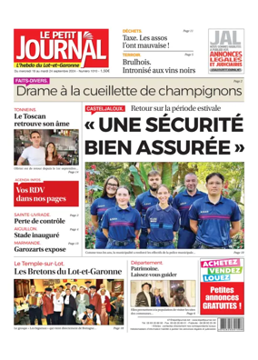Cover of Le Petit Journal - L'hebdo du Lot-et-Garonne
