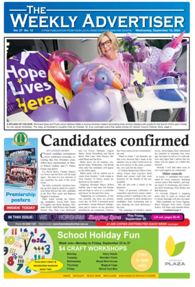 Cover of The Weekly Advertiser Horsham