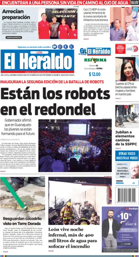 Cover of El Heraldo de Leon