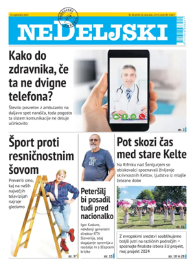 Cover of Nedeljski Dnevnik