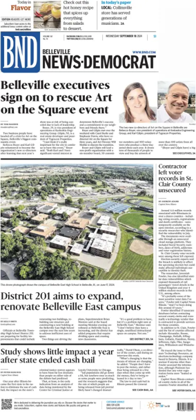 Cover of Belleville News-Democrat
