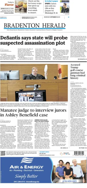 Cover of The Bradenton Herald