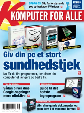 Cover of Komputer For Alle (Denmark)