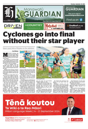 Cover of Manawatu Guardian