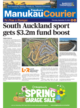Cover of Manukau Courier