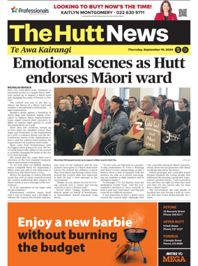 Cover of The Hutt News