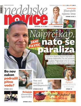 Cover of Nedeljske Novice