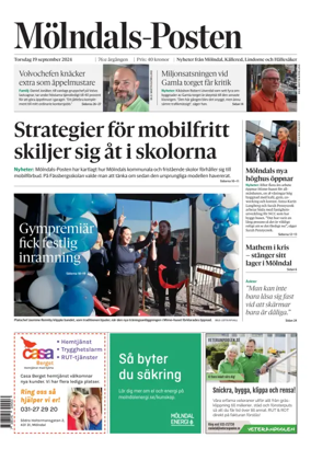 Cover of Molndals-Posten