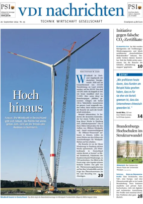 Cover of VDI Nachrichten