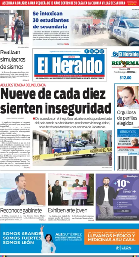 Cover of El Heraldo de Leon