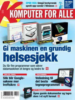 Cover of Komputer for alle (Norway)