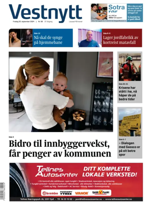 Cover of Vestnytt