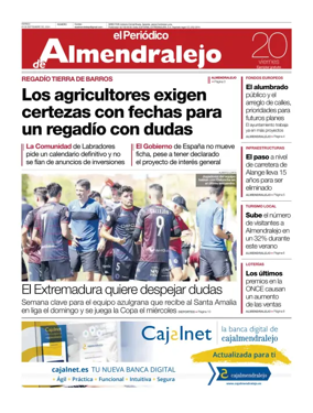 Cover of El Periódico de Almendralejo
