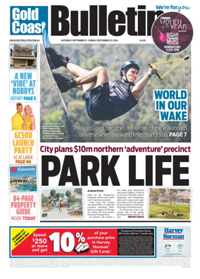 Cover of Weekend Gold Coast Bulletin