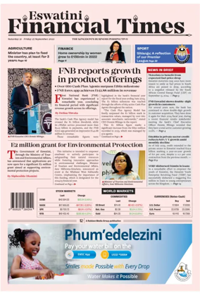 Cover of Eswatini Financial Times