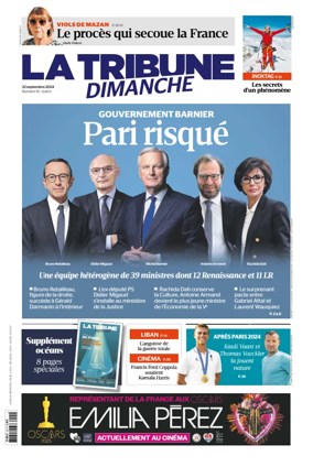 Cover of La Tribune Dimanche (France)
