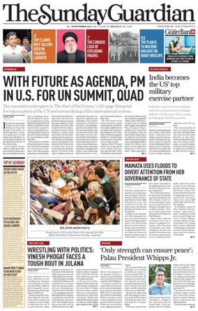 Cover of The Sunday Guardian
